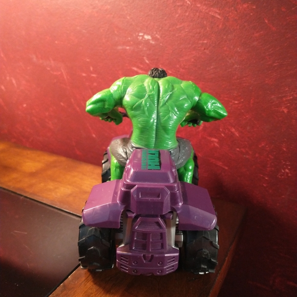Incredible Hulk 2007 Marvel Hulk Figure & Zoom-n-Go ATV 4 Wheeler - RARE - Picture 4 of 6